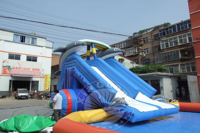 大城充气大滑梯